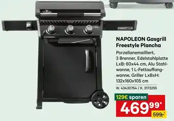 NAPOLEON Gasgrill Freestyle Plancha