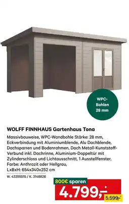 Lagerhaus Wolff finnhaus gartenhaus tona Angebot