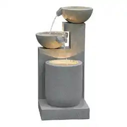 Dehner Polyresin-Brunnen 'Samson' Farbe grau Dehner Angebot