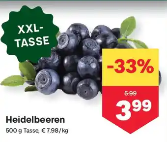 MPreis Heidelbeeren Angebot