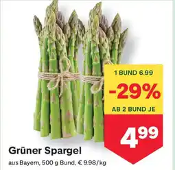 MPreis Grüner spargel Angebot