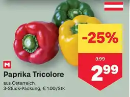MPreis Paprika tricolore Angebot