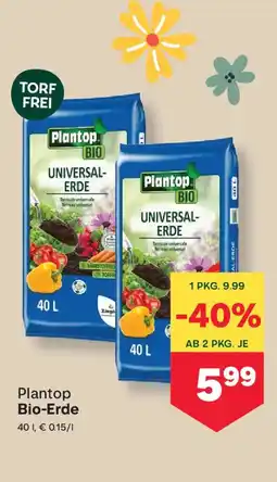 MPreis Plantop bio- erde Angebot