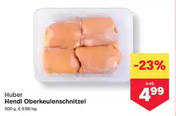 MPreis Hendl oberkeulenschnitzel Angebot