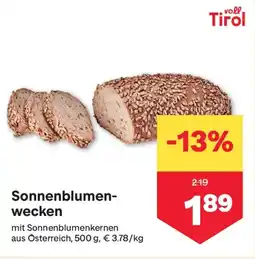 MPreis Sonnenblumen- wecken Angebot