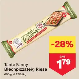 MPreis Tante fanny blechpizzateig riese Angebot