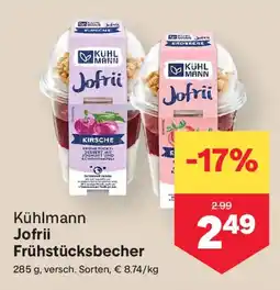 MPreis Kühl mann jofrii frühstücksbecher Angebot