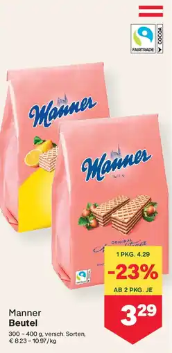 MPreis Manner Beutel Angebot