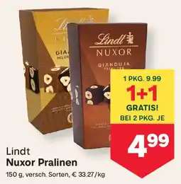 MPreis Lindt Nuxor Pralinen Angebot
