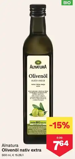 MPreis Alnatura Olivenöl nativ extra Angebot