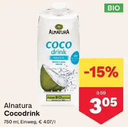 MPreis Alnatura Cocodrink Angebot