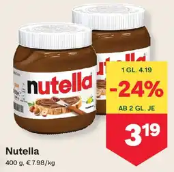 MPreis Nutella Angebot