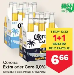 MPreis Corona Extra oder Cero 0,0% Angebot