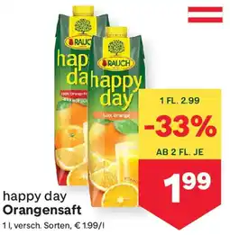 MPreis happy day Orangensaft Angebot