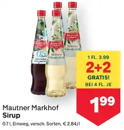 MPreis Mautner Markhof Sirup Angebot