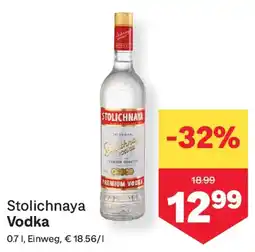 MPreis Stolichnaya Vodka Angebot