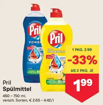 MPreis Pril Spülmittel Angebot
