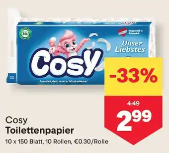 MPreis Cosy Toilettenpapier Angebot