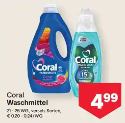 MPreis Coral Waschmittel Angebot