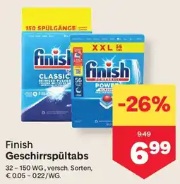 MPreis Finish Geschirrspültabs Angebot