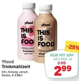 MPreis Yfood Trinkmahlzeit Angebot