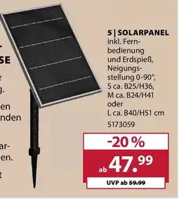 Dehner Solarpanel Angebot