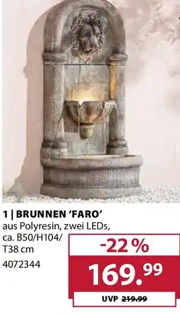 Dehner Brunnen 'faro Angebot