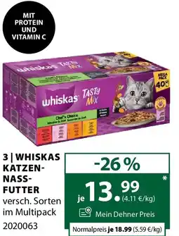 Dehner Whiskas katzen- nass- futter Angebot
