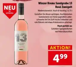 Interspar Winzer Krems Sandgrube 13 Rosé Zweigelt Angebot