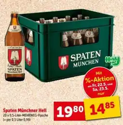 Interspar Spaten minchner hell Angebot