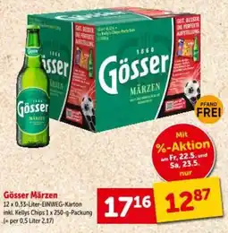 Interspar Gösser Märzen Angebot