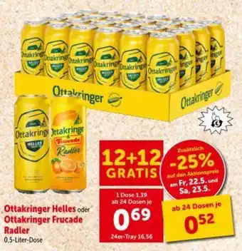 Ottakringer Helles oder Ottakringer Frucade Radler