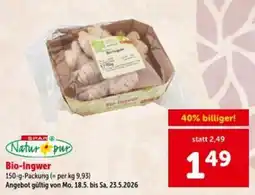 Interspar Bio-Ingwer Angebot