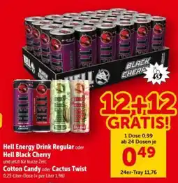Interspar Hell Energy Drink Regular oder Hell Black Cherry Angebot