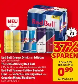 Interspar Red Bull Energy Drink oder Editions Angebot