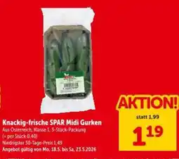 Interspar Knackig-frische SPAR Midi Gurken Angebot