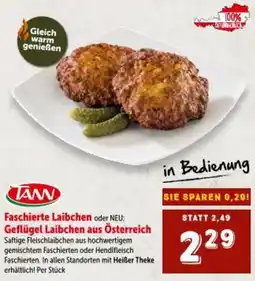 Interspar Faschierte Laibchen oder NEU: Geflügel Laibchen aus Österreich Angebot