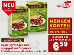 Interspar Hendl-Gyros Sous-Vide vorgegart aus Österreich Angebot