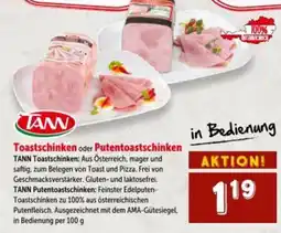 Interspar Toastschinken oder Putentoastschinken Angebot