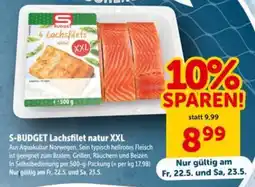 Interspar S-budget lachsfilet natur xxl Angebot