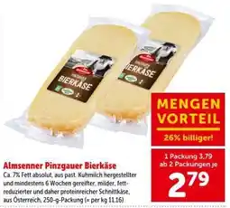 Interspar Almsenner Pinzgauer Bierkäse Angebot