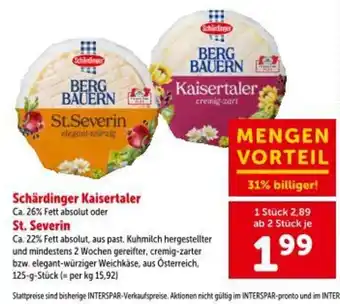 Interspar Schärdinger Kaisertaler Angebot