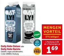 Interspar Oatly Hafer Deluxe oder Oatly Hafer Barista Angebot