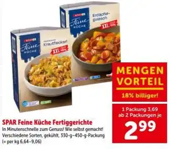 Interspar SPAR Feine Küche Fertiggerichte Angebot