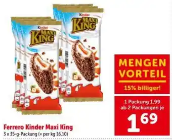 Interspar Ferrero Kinder Maxi King Angebot