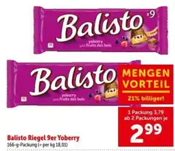 Interspar Balisto Riegel 9er Yoberry Angebot
