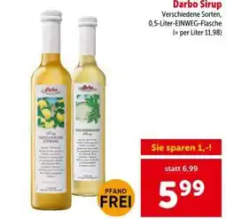 Interspar Darbo sirup Angebot