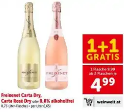 Interspar Freixenet Carta Dry, Carta Rosé Dry oder 0,0% alkoholfrei Angebot