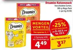 Interspar Dreamies Katzensnack Angebot