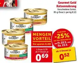 Interspar Gourmet Gold Katzennahrung Angebot